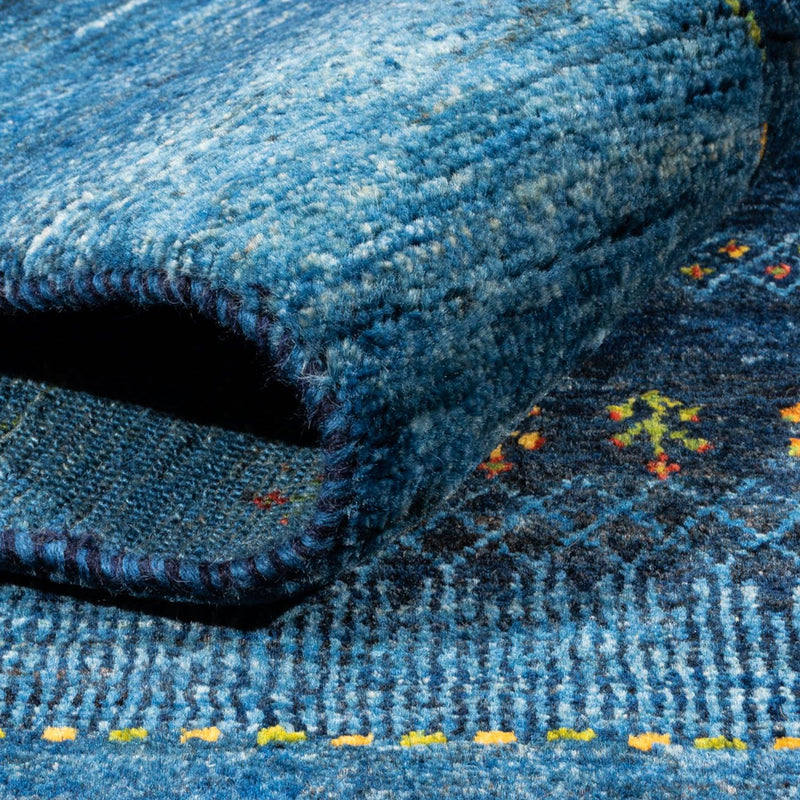 Gabbeh Rug - Loribaft Perser - 209 x 160 cm - blue