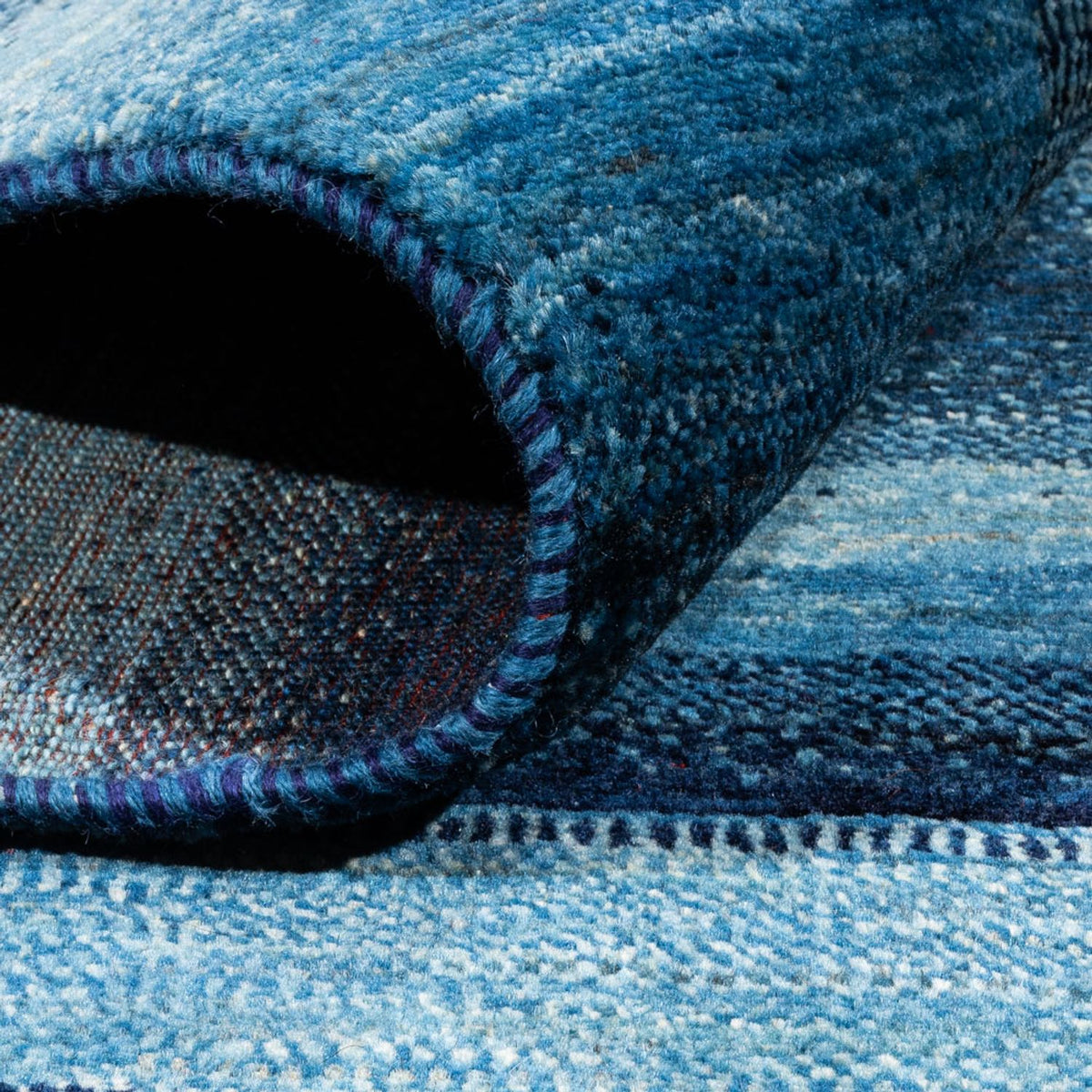 Gabbeh Rug - Loribaft Perser - Royal - 210 x 150 cm - blue