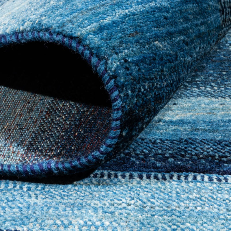 Gabbeh Rug - Loribaft Perser - Royal - 210 x 150 cm - blue