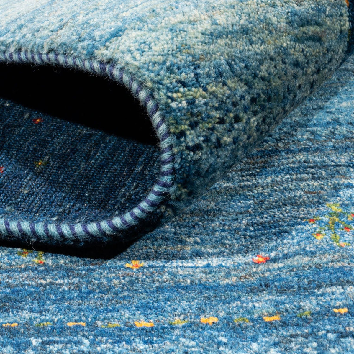 Gabbeh Rug - Loribaft Perser - 205 x 156 cm - blue