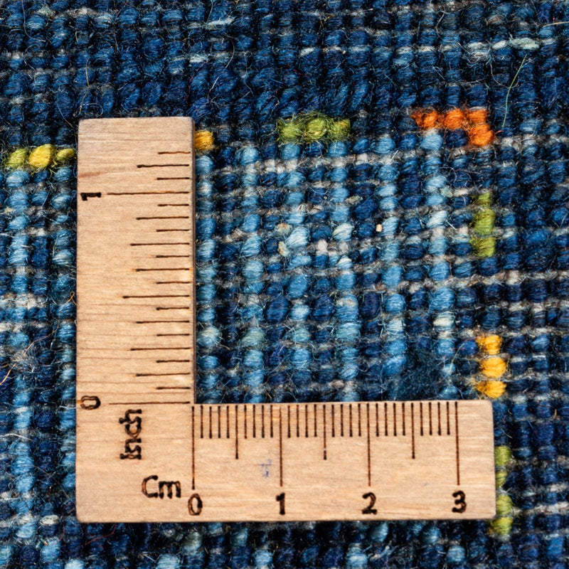 Gabbeh Rug - Loribaft Perser - 207 x 157 cm - blue