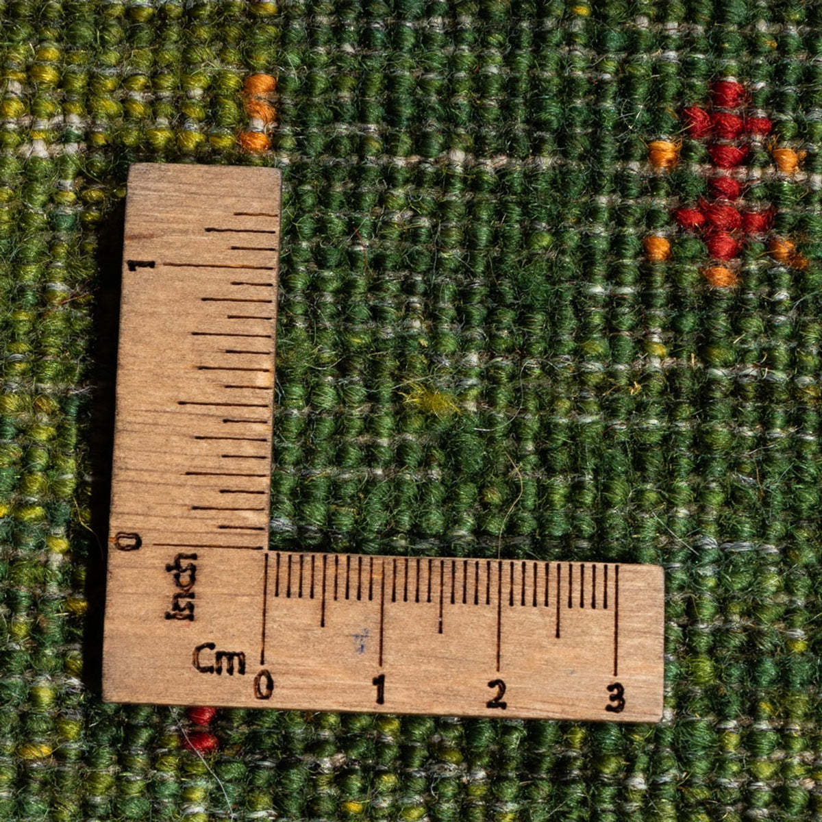 Gabbeh Rug - Loribaft Perser - 207 x 154 cm - green