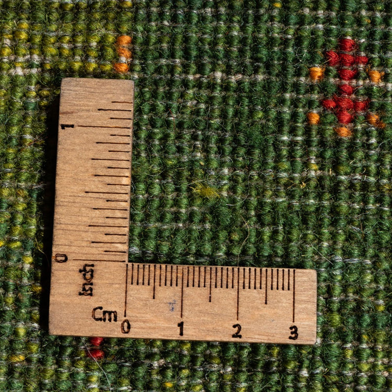 Gabbeh Rug - Loribaft Perser - 207 x 154 cm - green