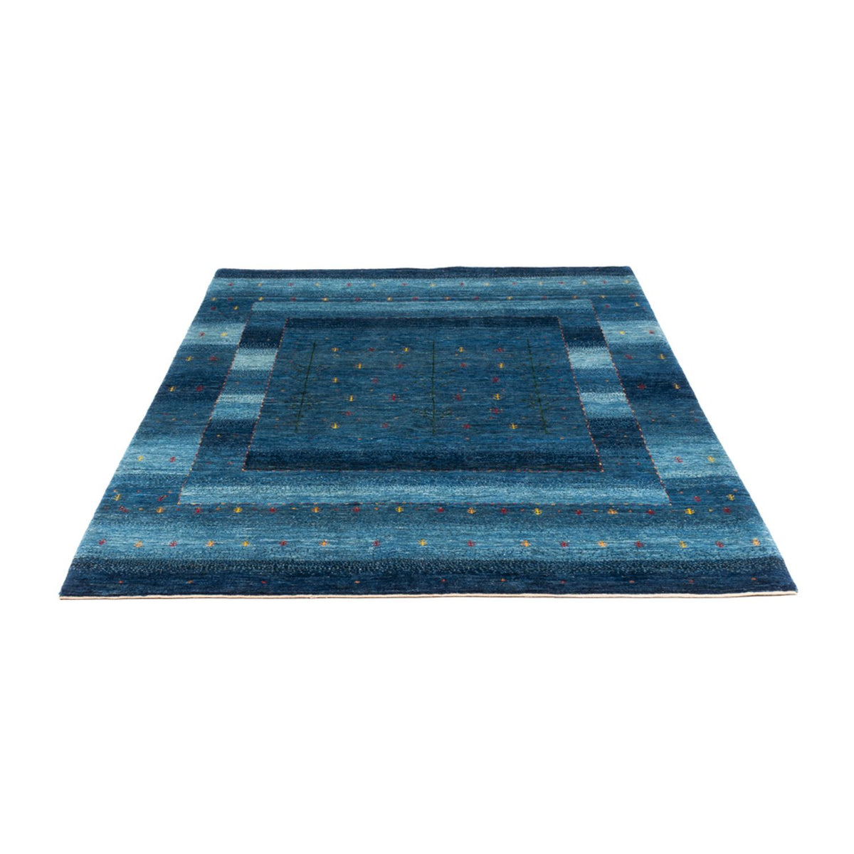 Gabbeh Rug - Loribaft Perser - 209 x 154 cm - blue