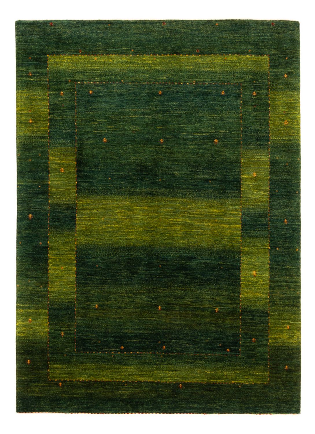 Gabbeh Rug - Loribaft Perser - 198 x 146 cm - green