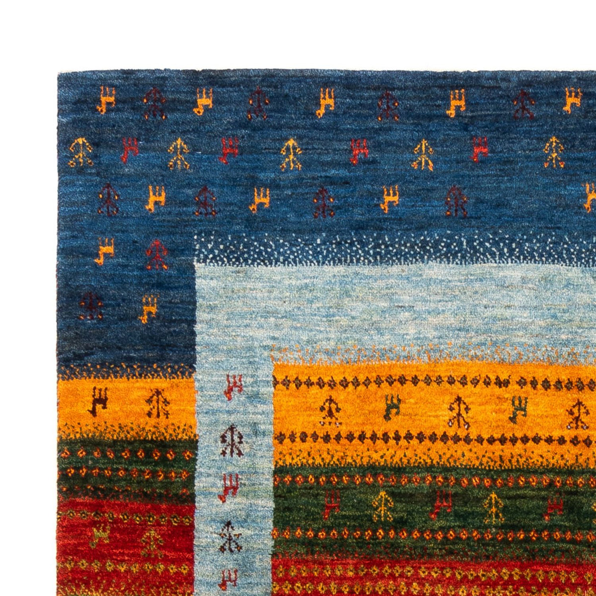 Gabbeh Rug - Loribaft Perser - Royal - 190 x 147 cm - blue