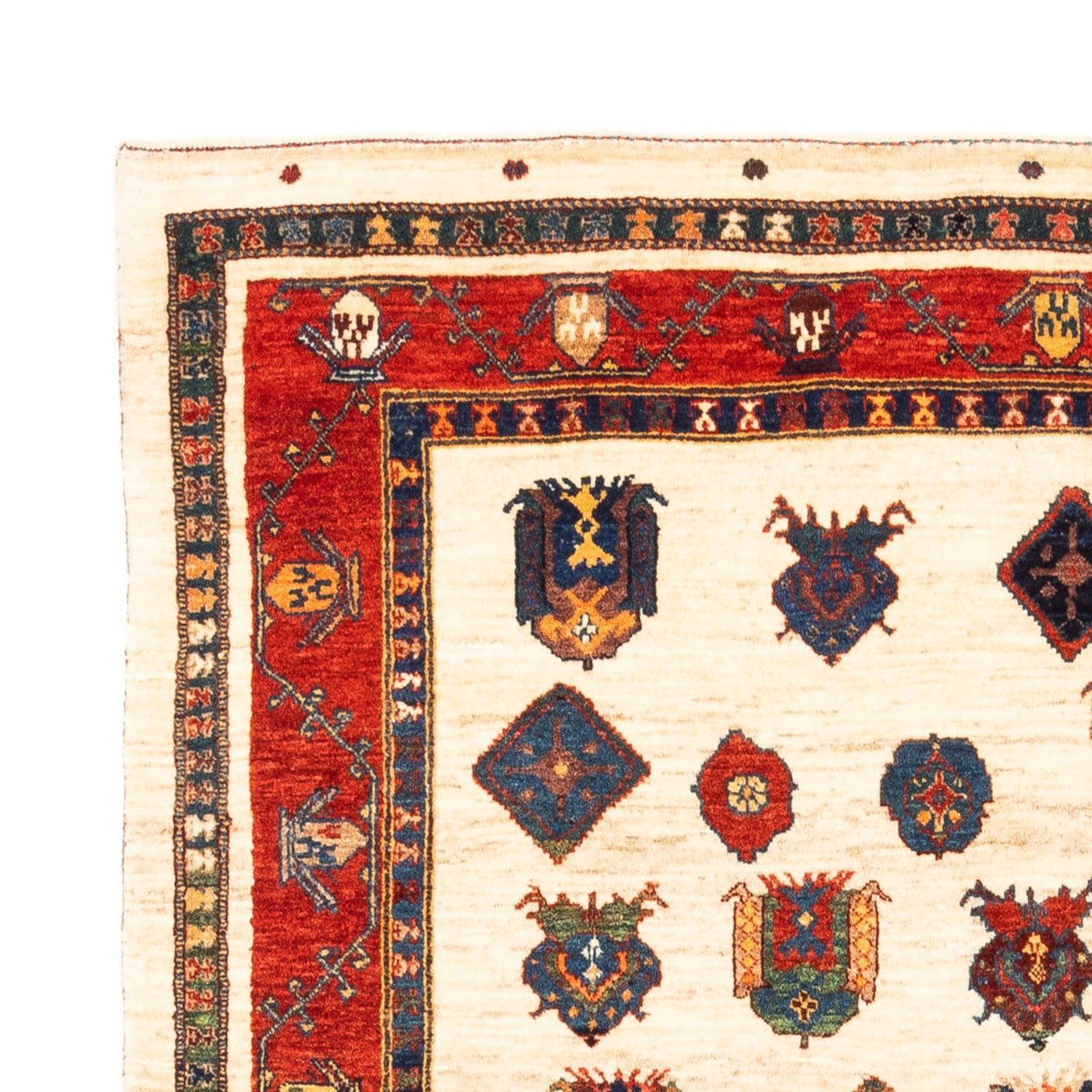 Gabbeh Persian Rug 214x154cm - Perserteppich Wollteppich