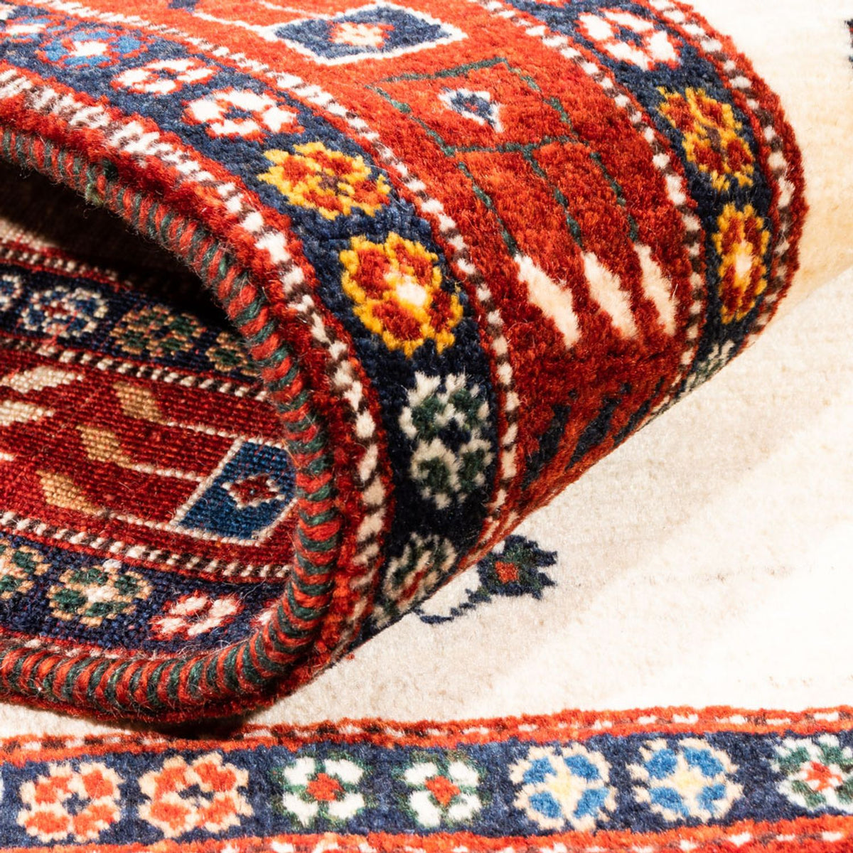 Gabbeh Rug - Perser - 147 x 102 cm - beige