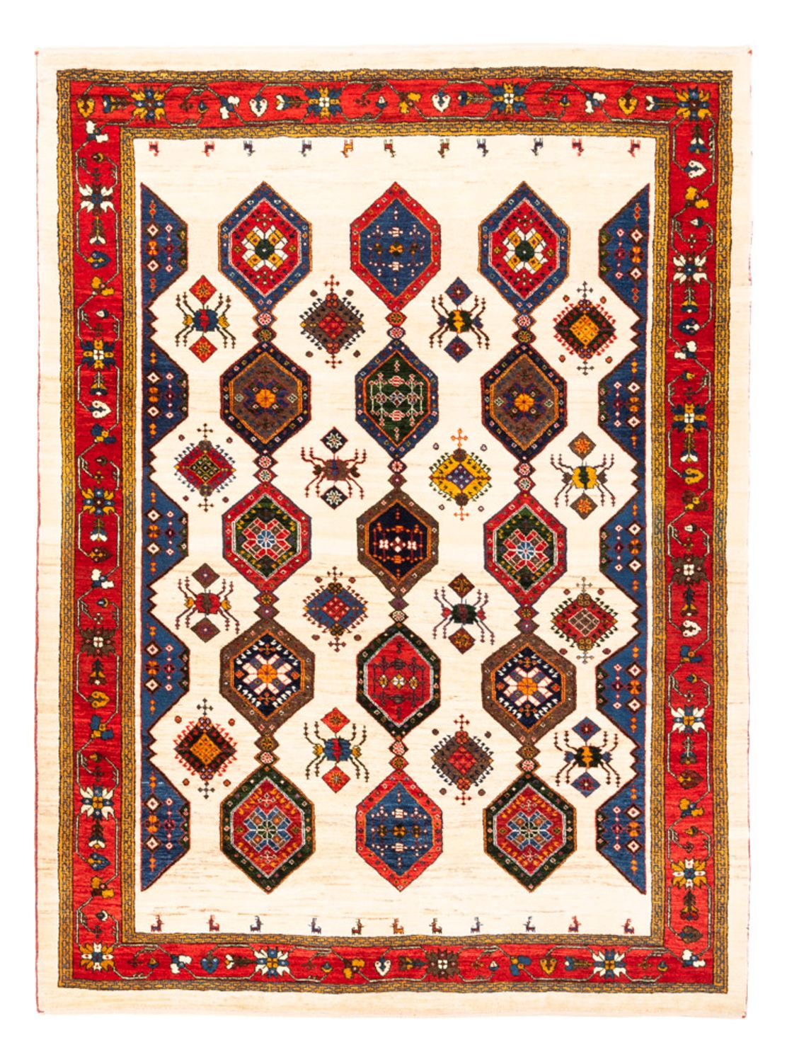 Gabbeh Rug - Perser - 205 x 153 cm - multicolored