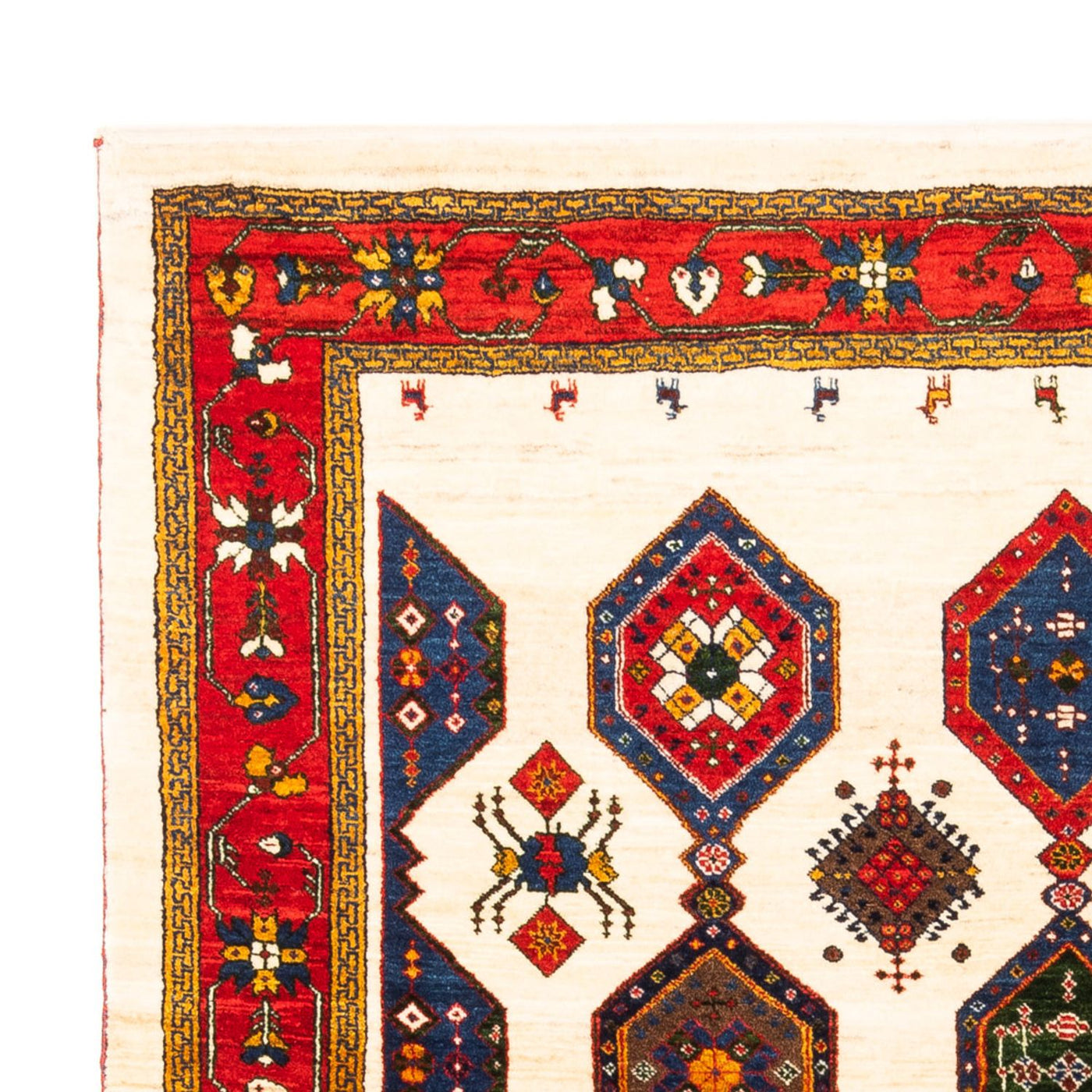 Persian Gabbeh Rug 205x153cm - Perserteppich Wollteppich