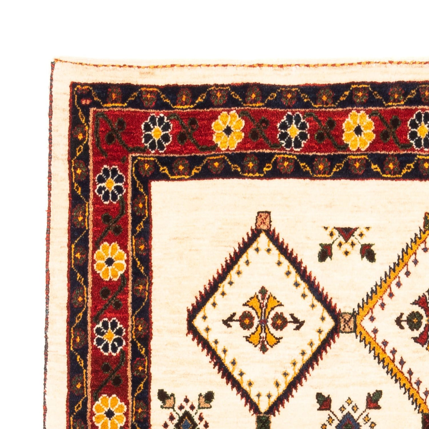 Gabbeh Persian Rug 155x114cm - Perserteppich Wollteppich