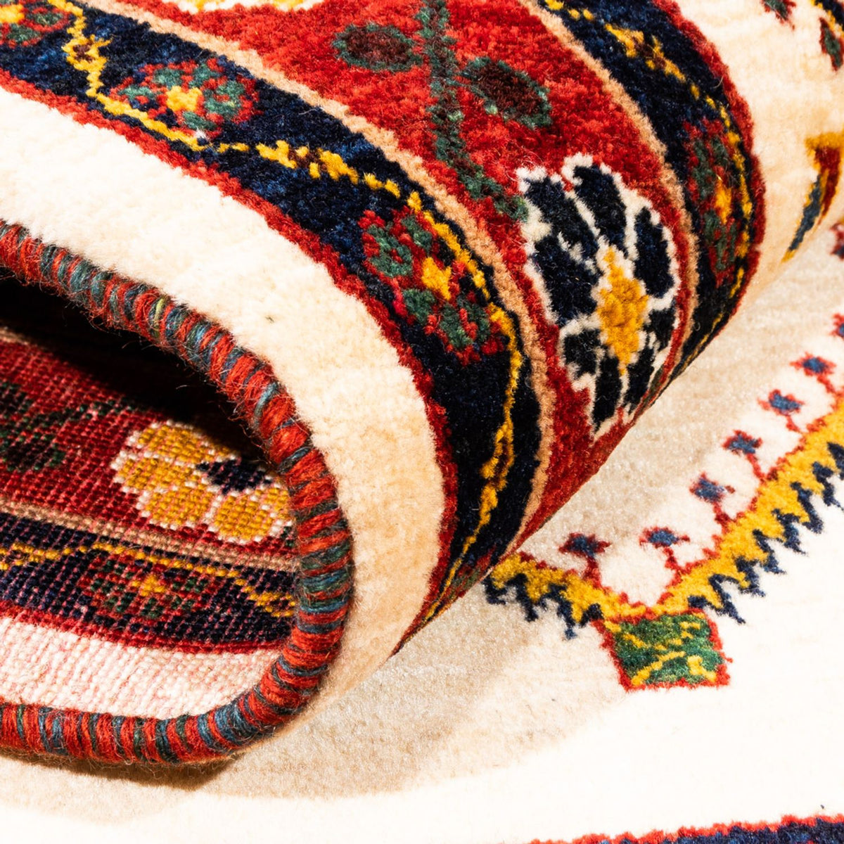 Gabbeh Rug - Perser - 155 x 114 cm - cream