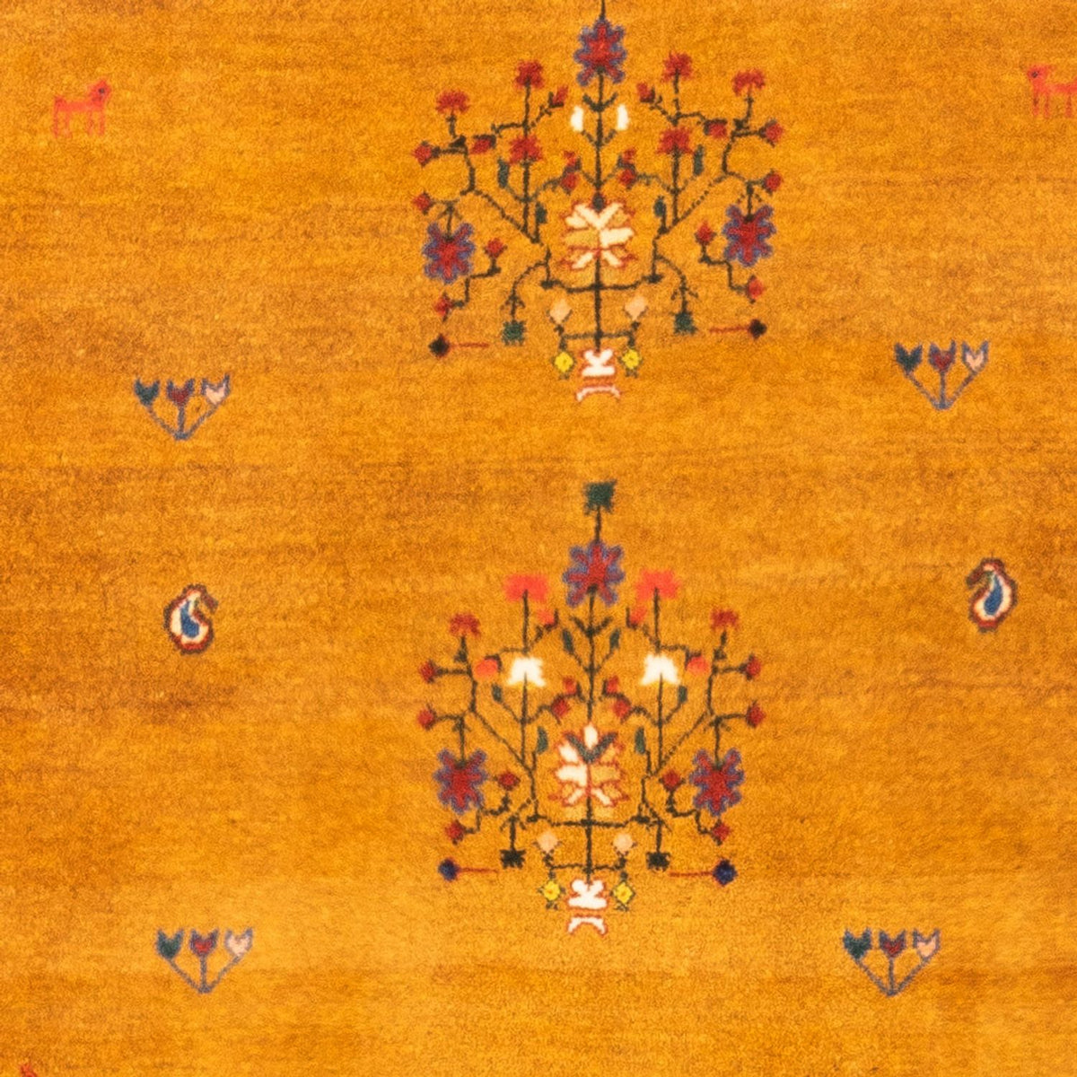 Gabbeh Rug - Perser - 150 x 100 cm - gold