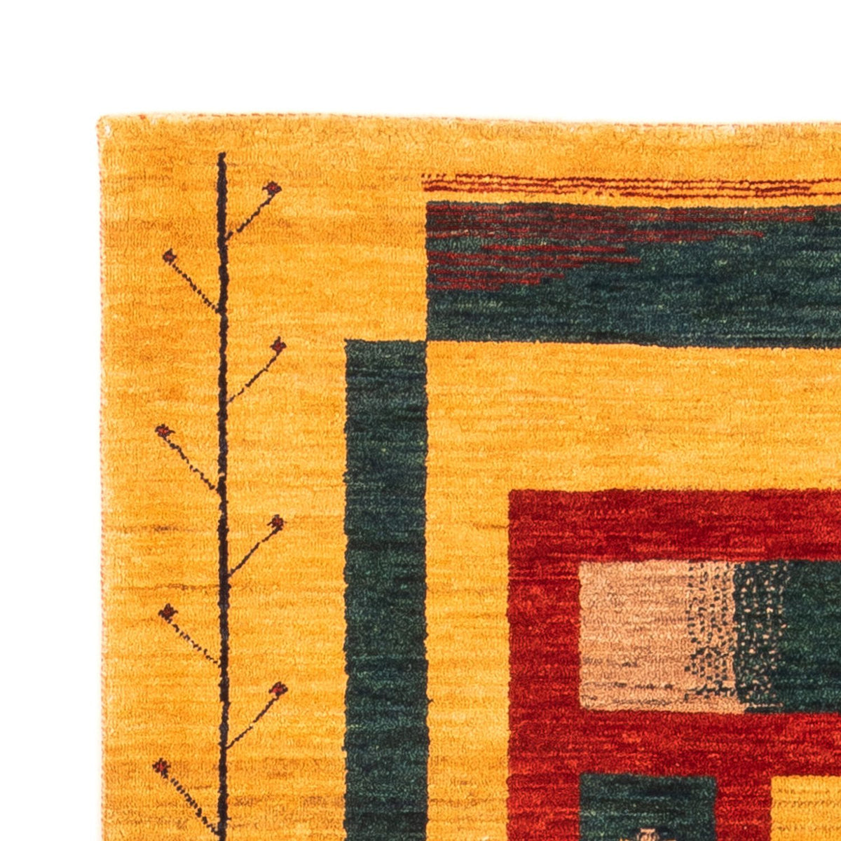 Runner Gabbeh Rug - Perser - 198 x 80 cm - multicolored