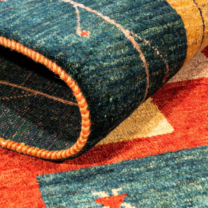 Runner Gabbeh Rug - Perser - 198 x 80 cm - multicolored