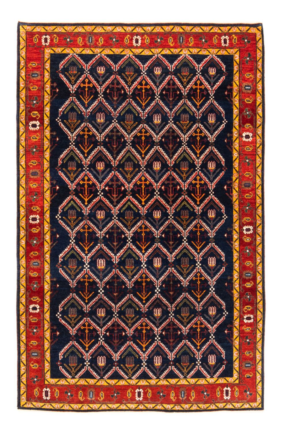 Gabbeh Rug - Perser - 205 x 143 cm - dark blue