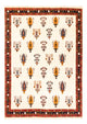 Persian Gabbeh Rug 215x152cm - Perserteppich Wollteppich