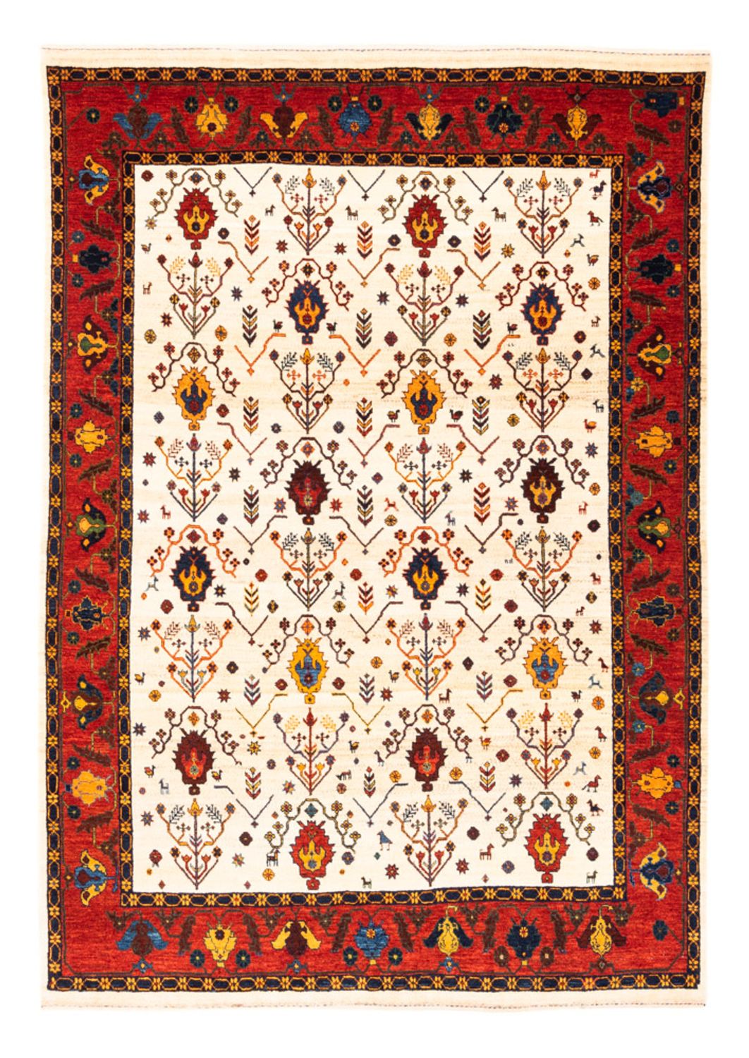 Gabbeh Rug - Perser - 212 x 155 cm - cream