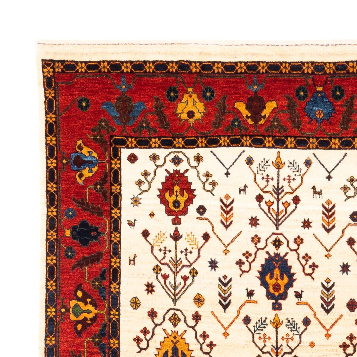 Persian Gabbeh Rug 212x155cm - Perserteppich Wollteppich