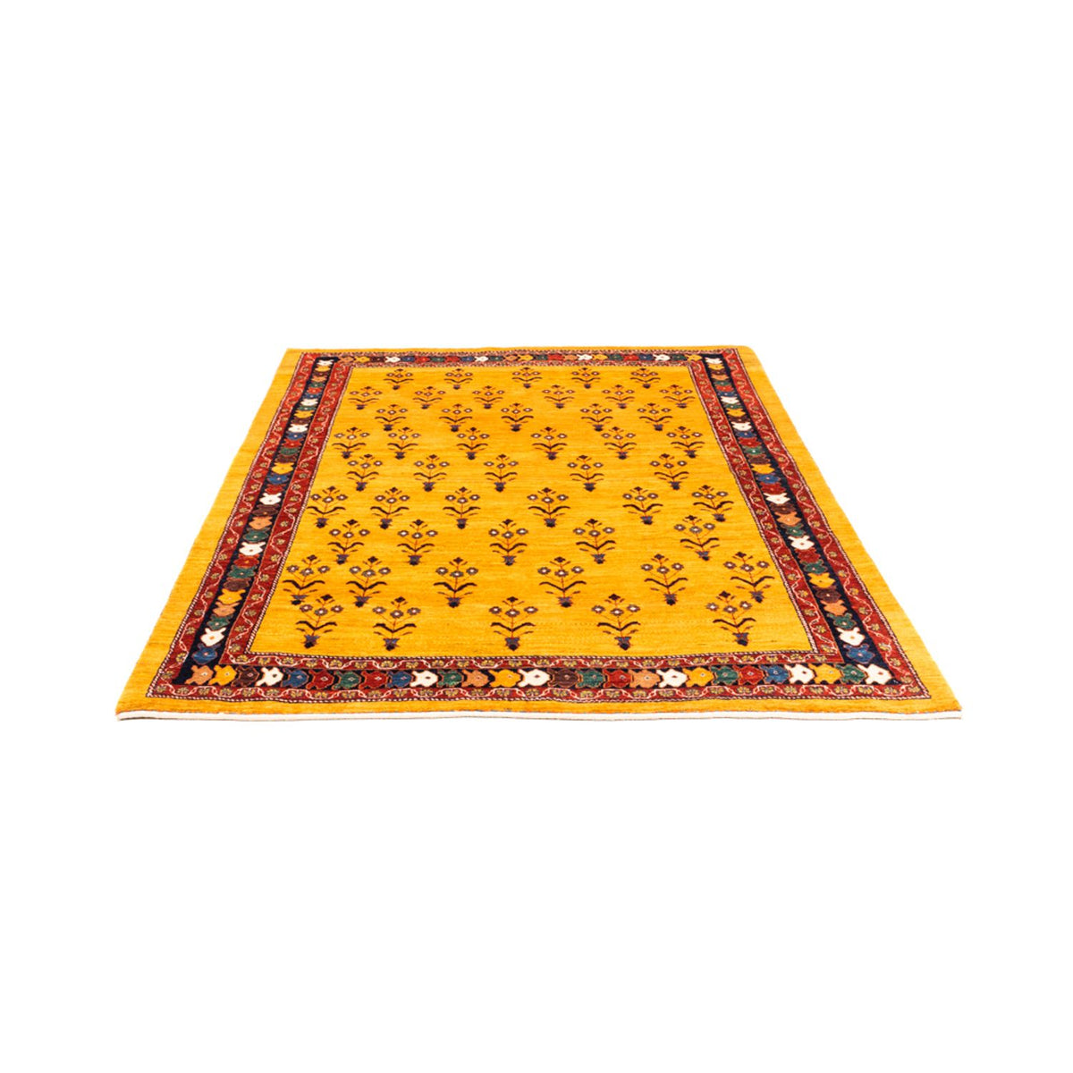 Gabbeh Rug - Perser - 198 x 149 cm - gold