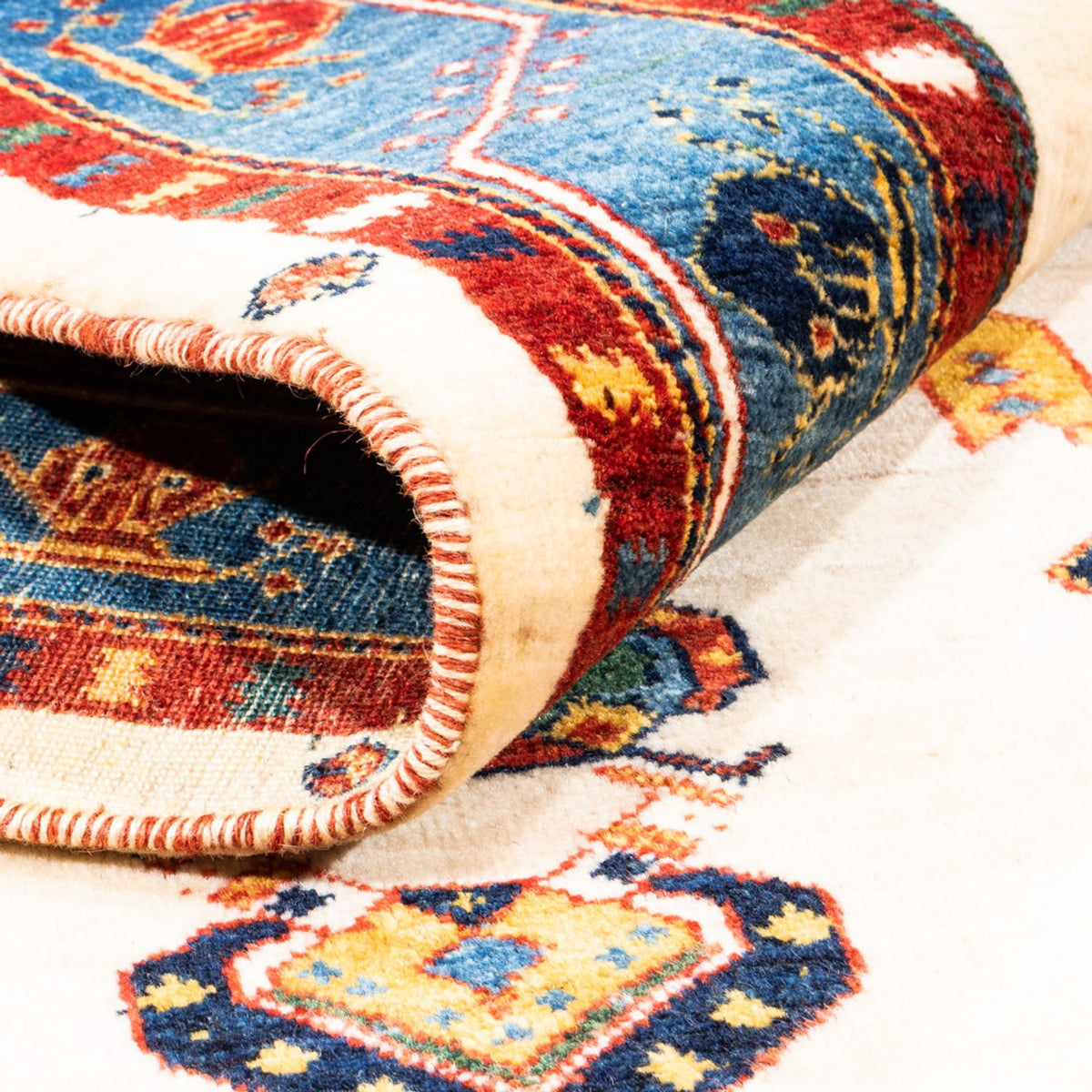 Gabbeh Rug - Perser - 194 x 145 cm - cream