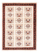 Gabbeh Rug - Perser - 210 x 154 cm - cream