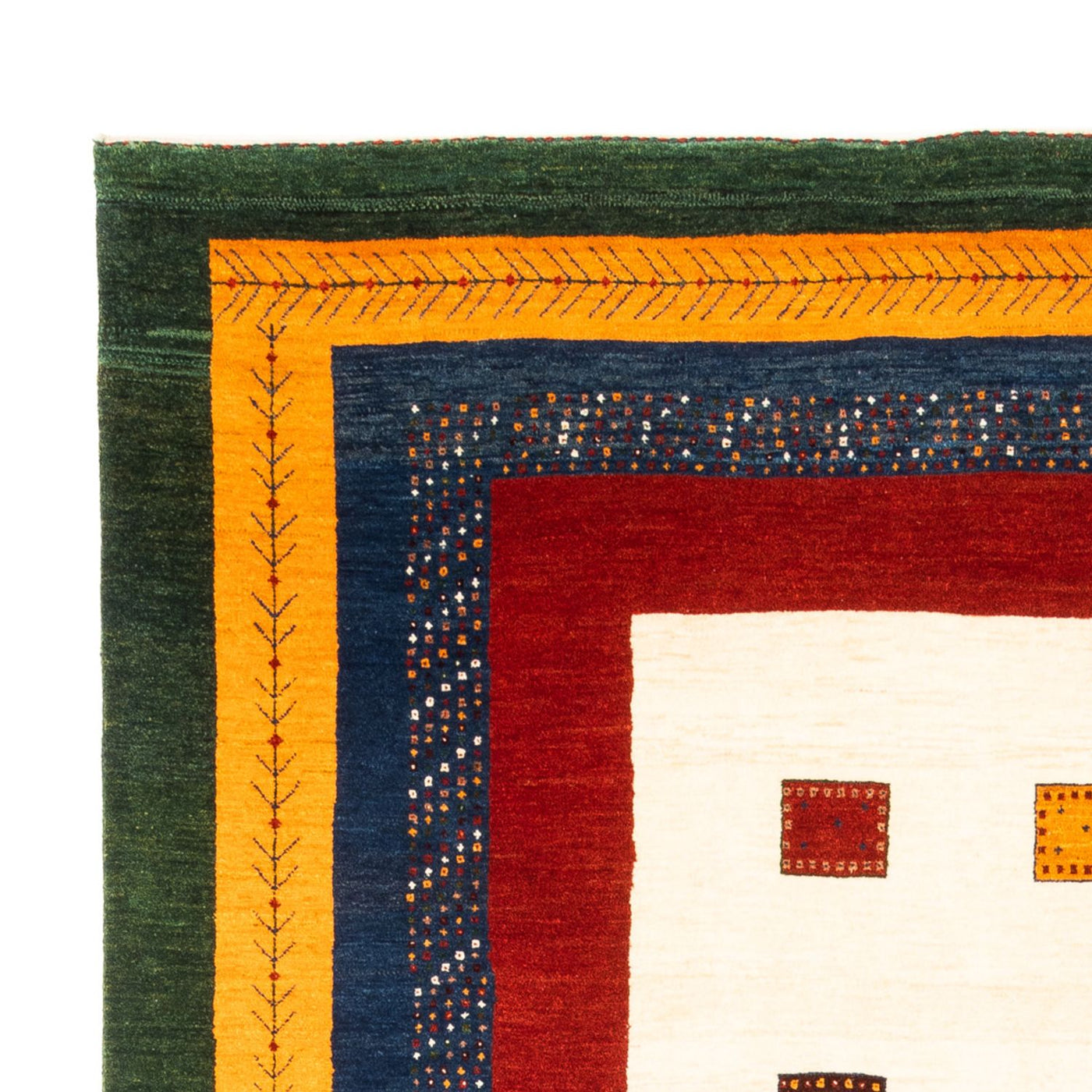 Persian Gabbeh Rug 243x174cm - Perserteppich Wollteppich