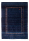 Persian Gabbeh Rug 170x230cm - Perserteppich Wollteppich - Rectangle / Dark Blue / 170 x 230 cm Rectangle