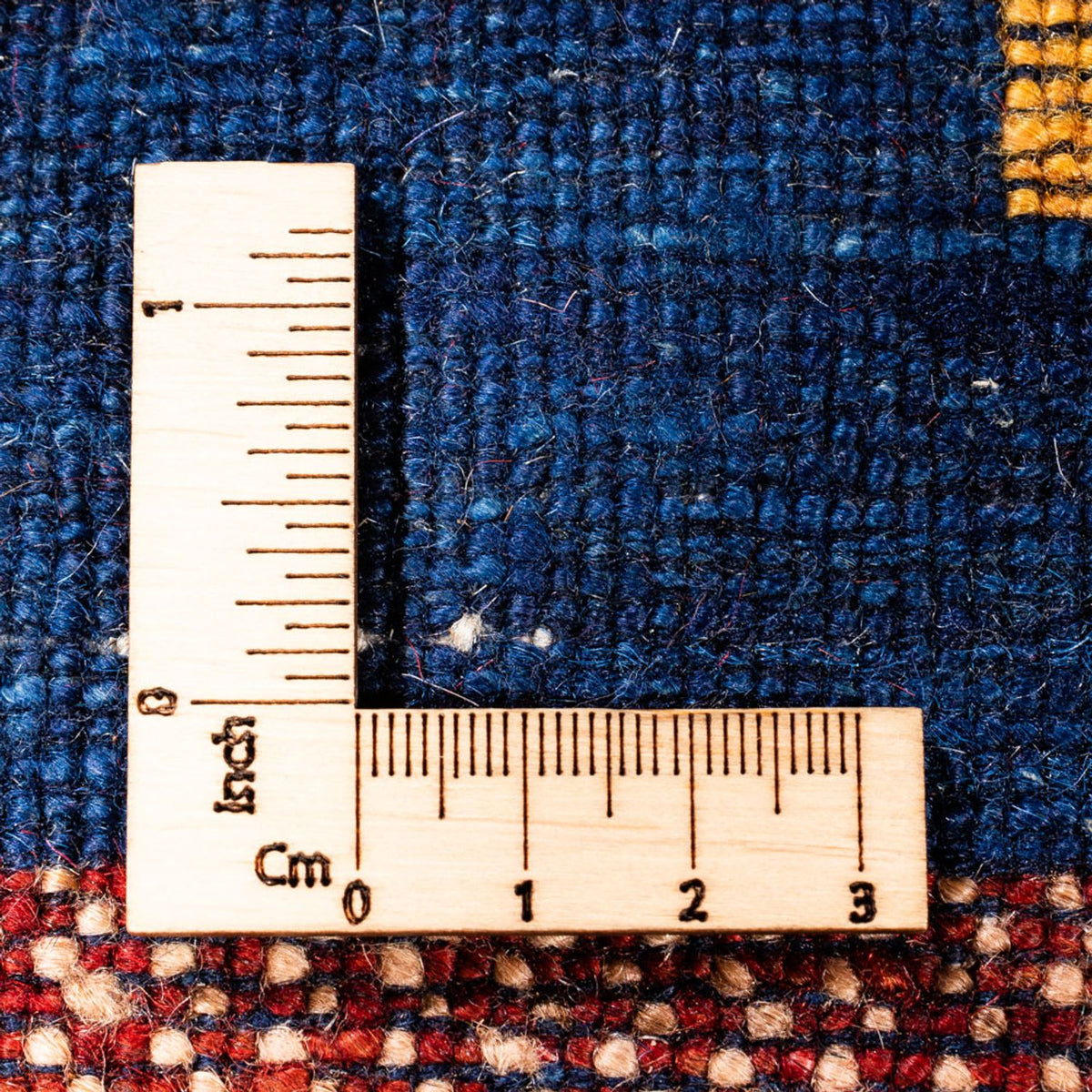 Runner Gabbeh Rug - Perser - 194 x 77 cm - dark blue