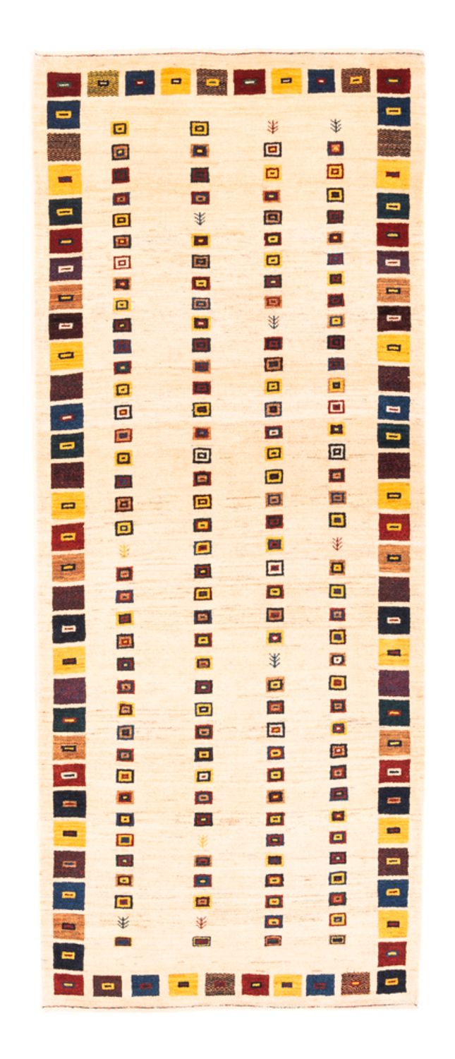 Runner Gabbeh Rug - Perser - 195 x 81 cm - cream
