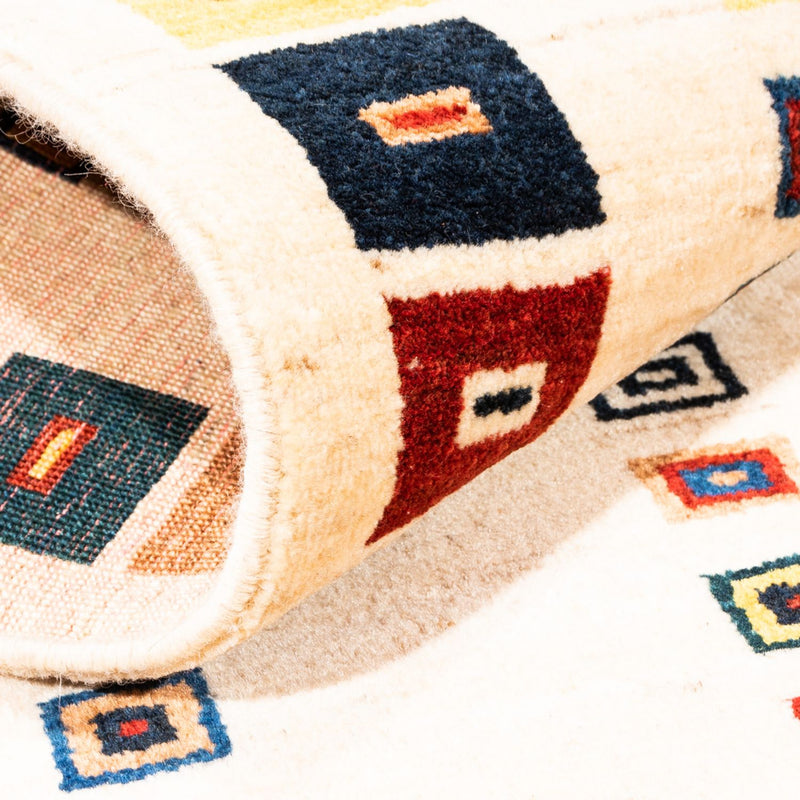 Runner Gabbeh Rug - Perser - 195 x 81 cm - cream