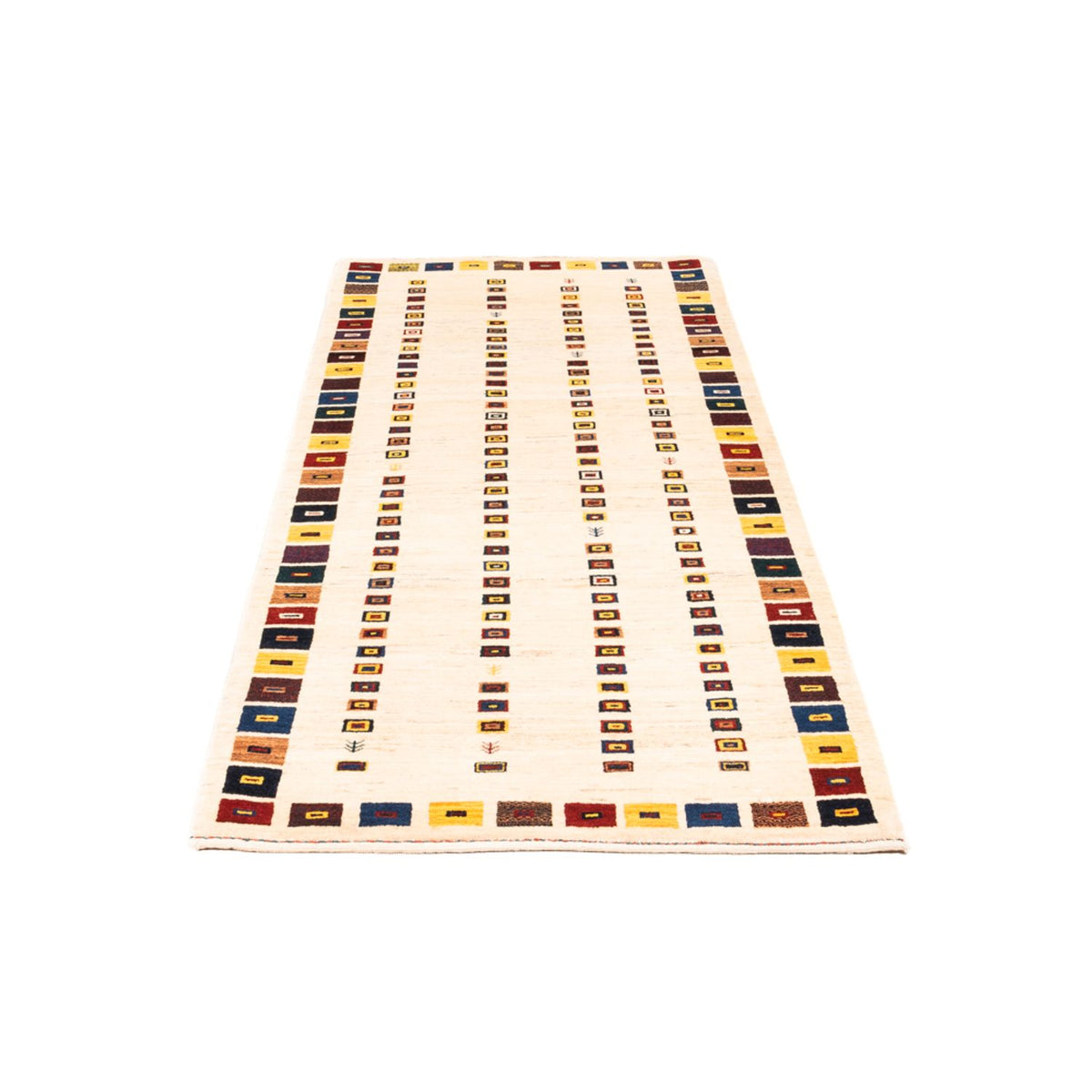 Runner Gabbeh Rug - Perser - 195 x 81 cm - cream
