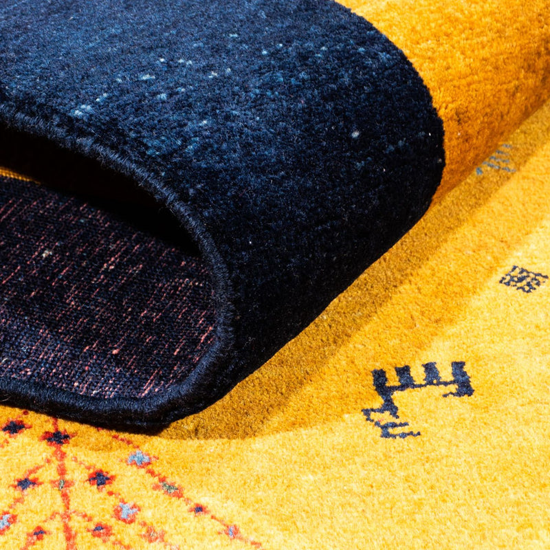 Runner Gabbeh Rug - Perser - 188 x 82 cm - gold