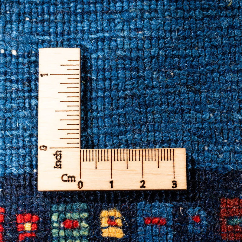 Runner Gabbeh Rug - Perser - 196 x 82 cm - blue