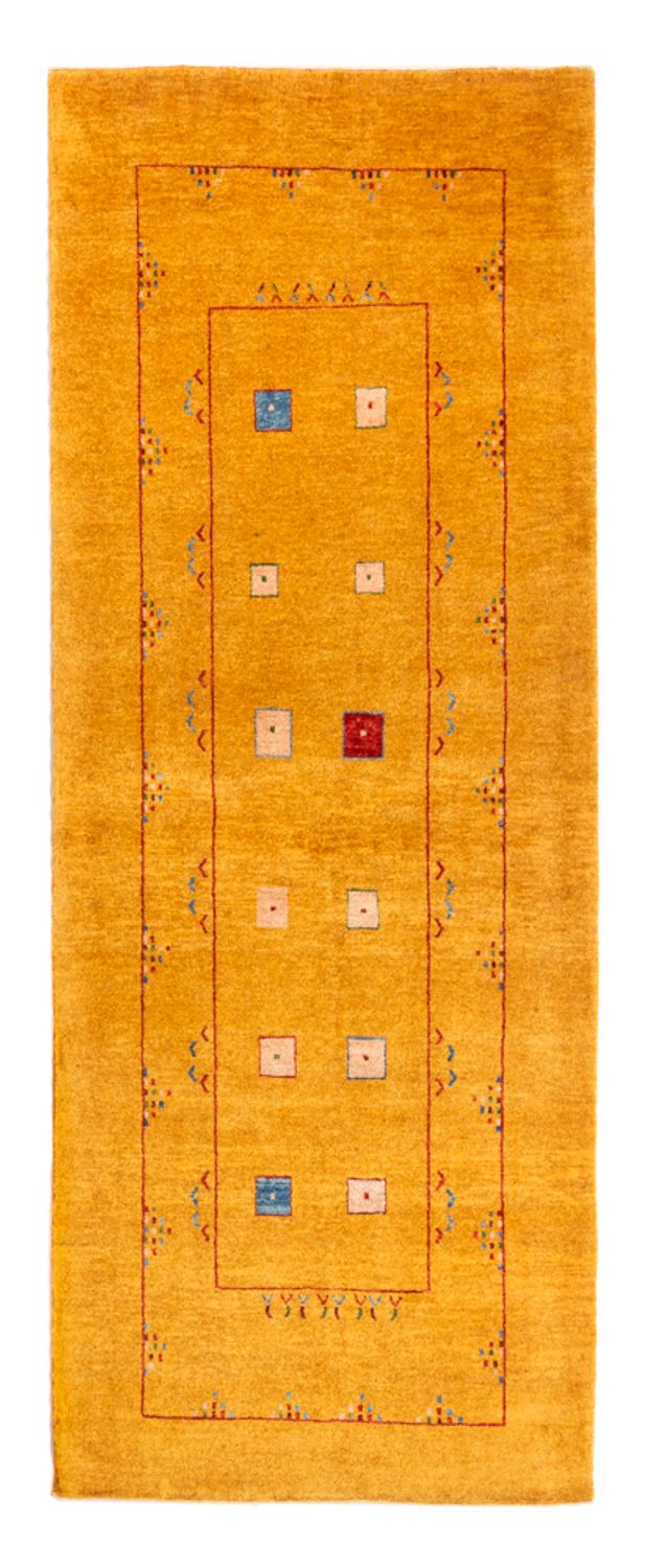 Runner Gabbeh Rug - Perser - 204 x 84 cm - gold