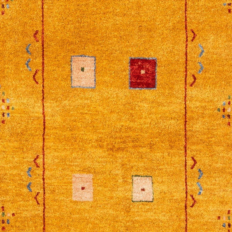 Runner Gabbeh Rug - Perser - 204 x 84 cm - gold