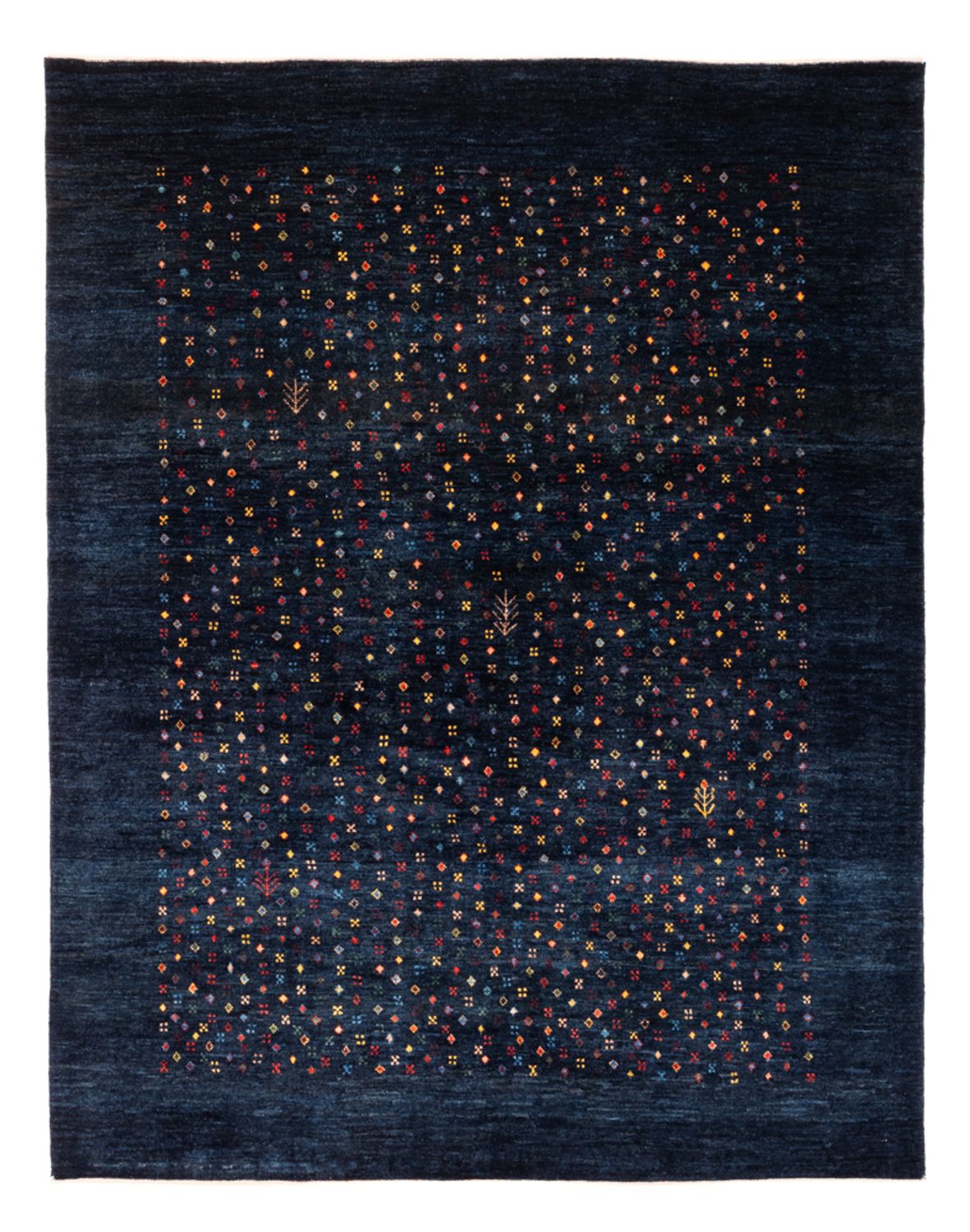 Gabbeh Rug - Perser - 201 x 152 cm - dark blue