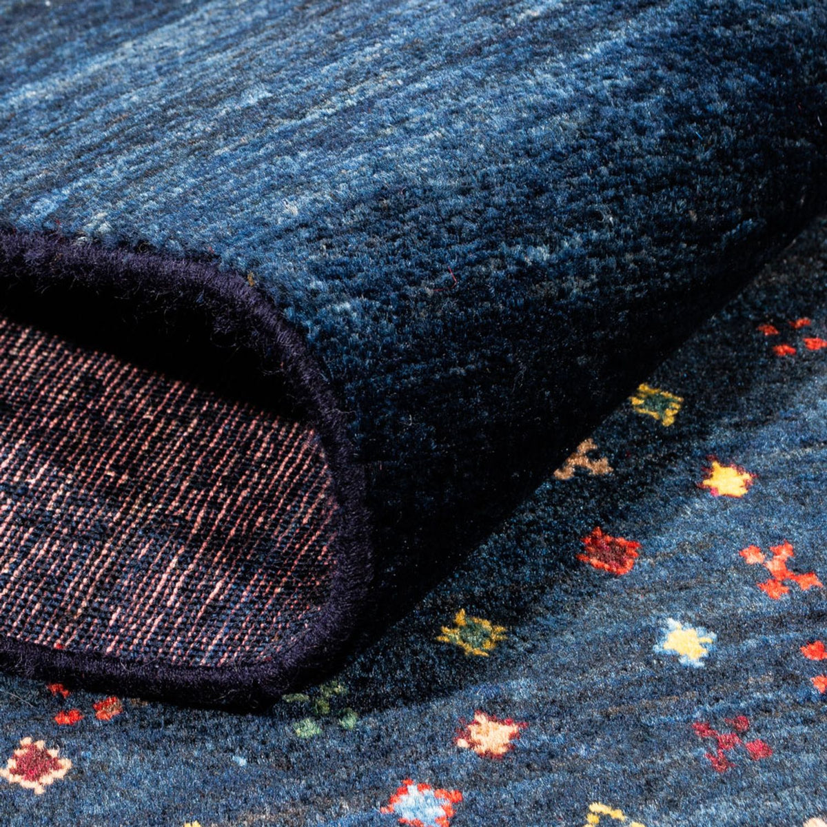 Gabbeh Rug - Perser - 201 x 152 cm - dark blue