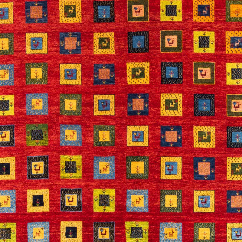 Gabbeh Rug - Perser - 242 x 186 cm - red