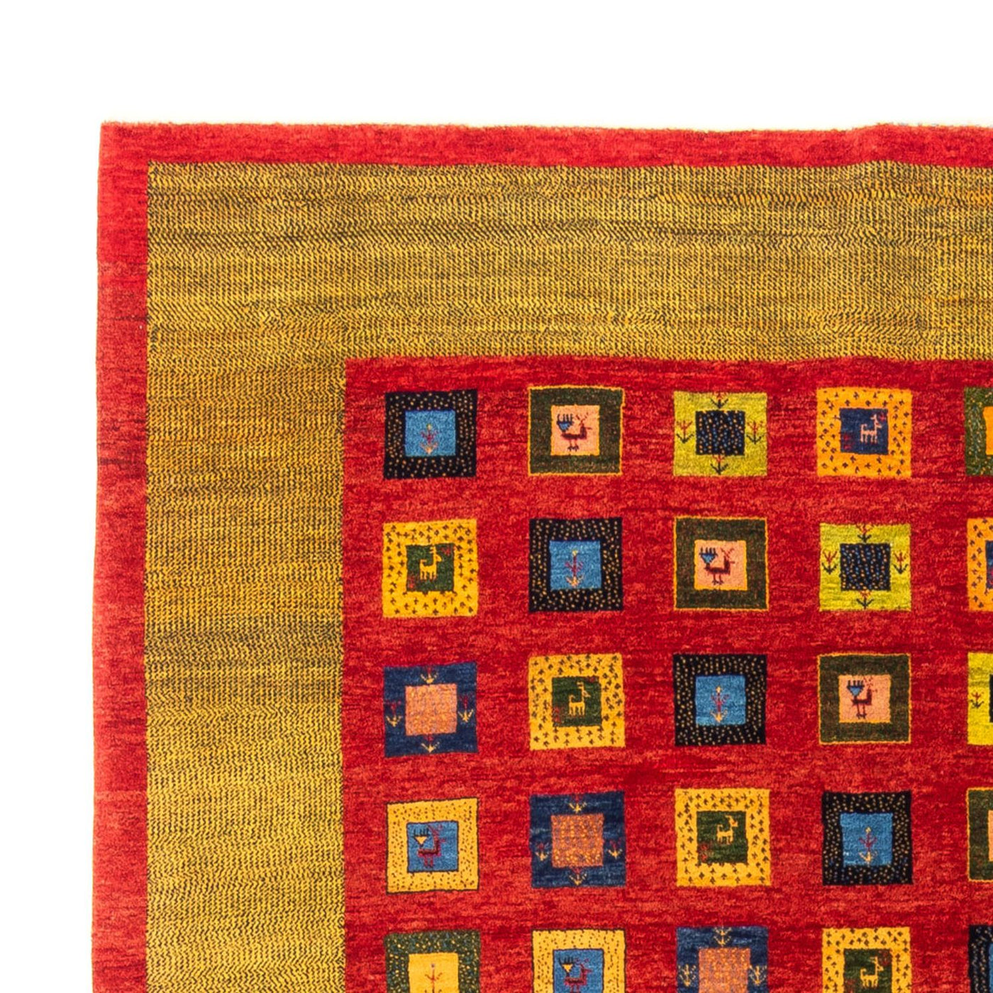 Gabbeh Persian Rug 242x186cm - Perserteppich Wollteppich