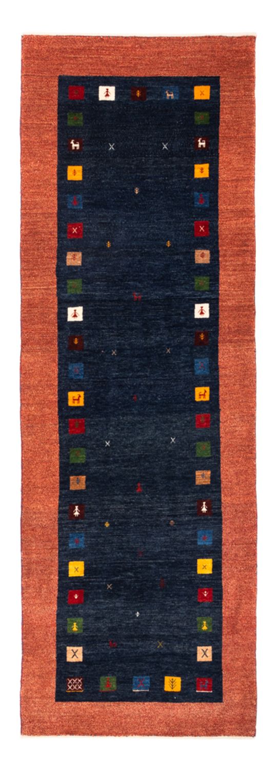 Runner Gabbeh Rug - Perser - 236 x 85 cm - dark blue