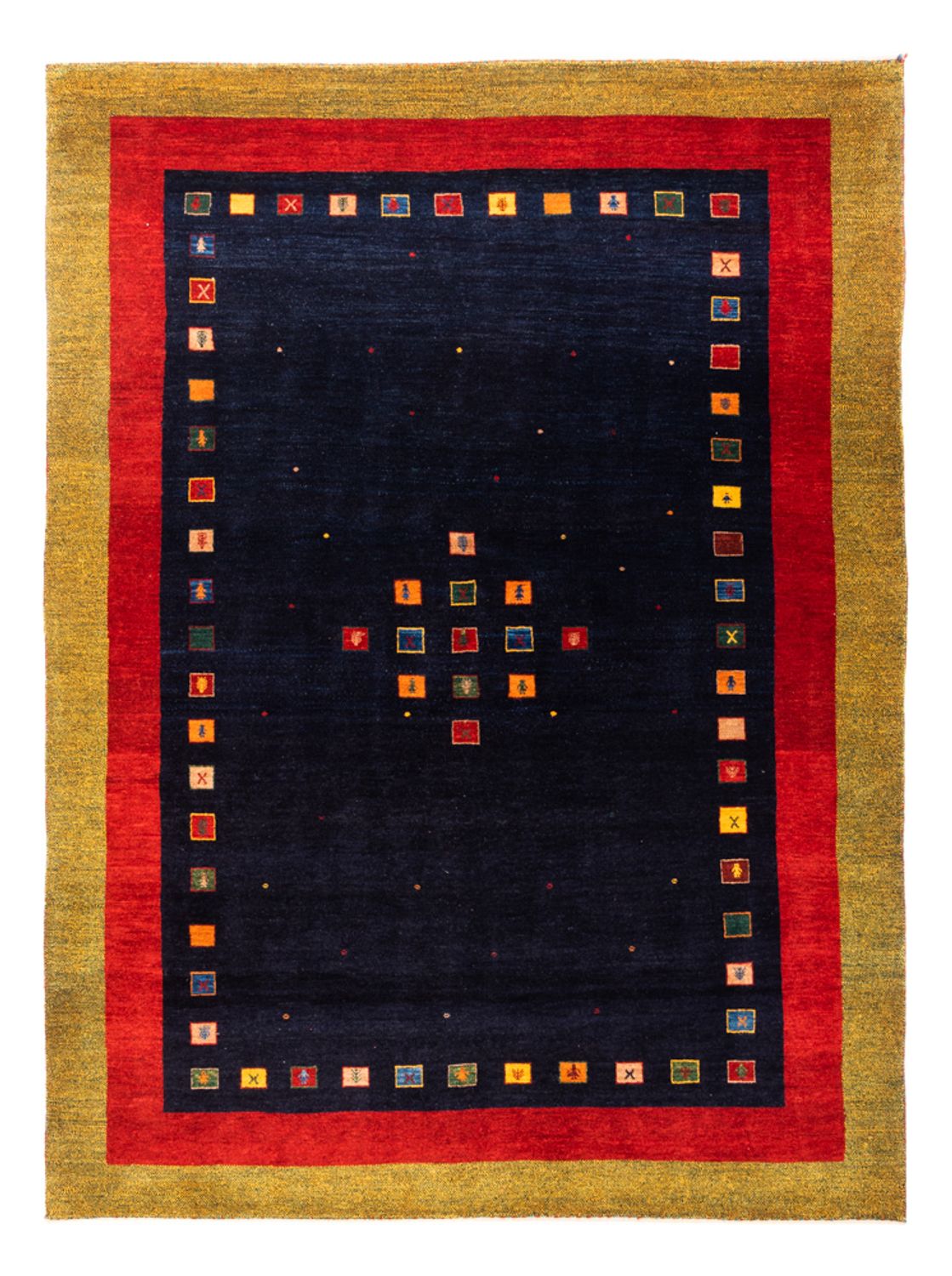 Gabbeh Rug - Perser - 216 x 158 cm - dark blue