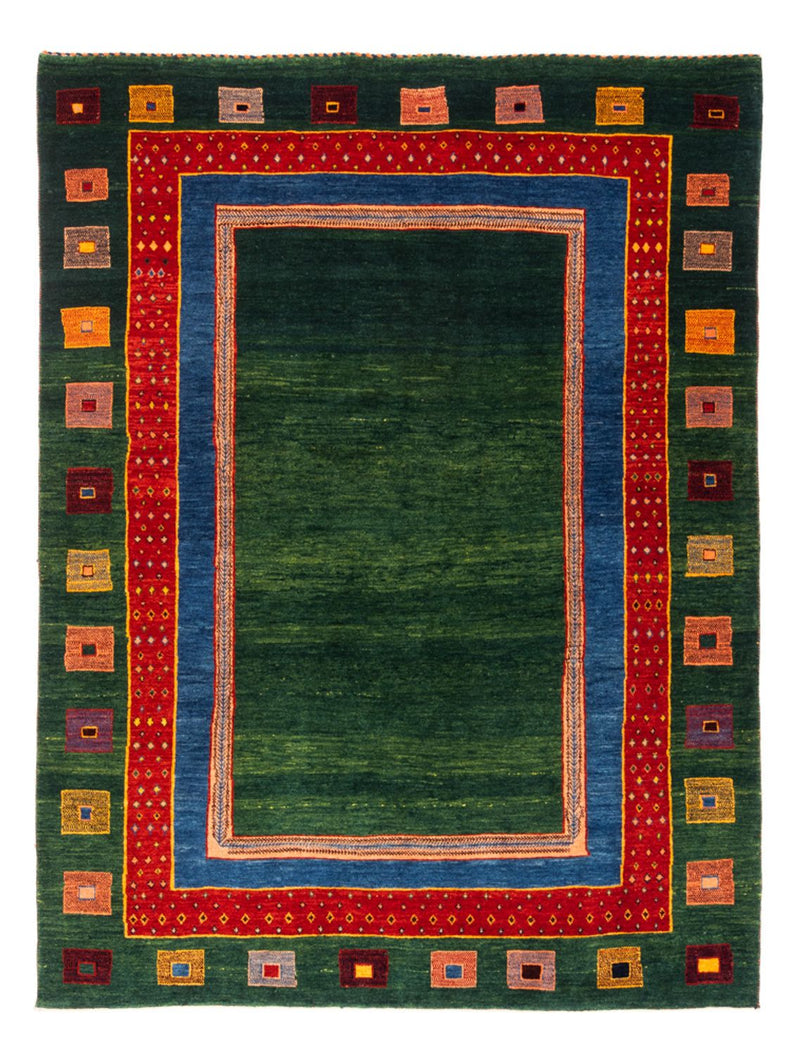 Gabbeh Persian Rug 195x150cm - Perserteppich Wollteppich