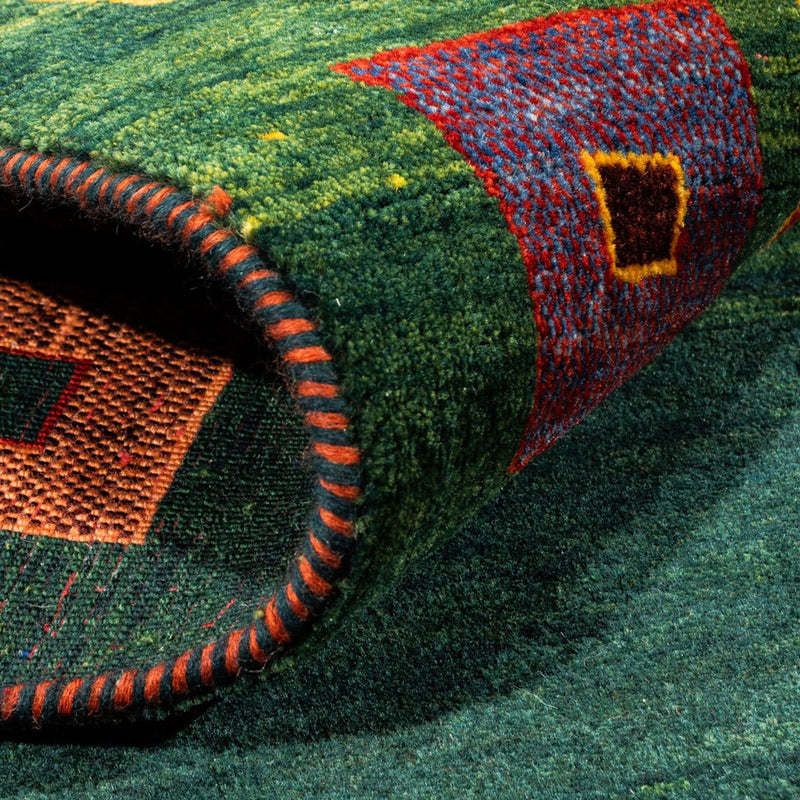 Gabbeh Persian Rug 195x150cm - Perserteppich Wollteppich