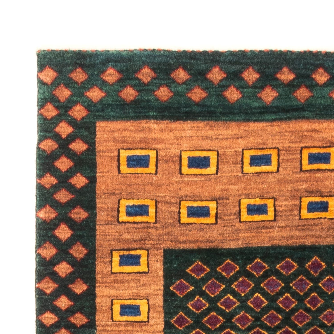 Gabbeh Persian Rug 146x100cm - Perserteppich Wollteppich