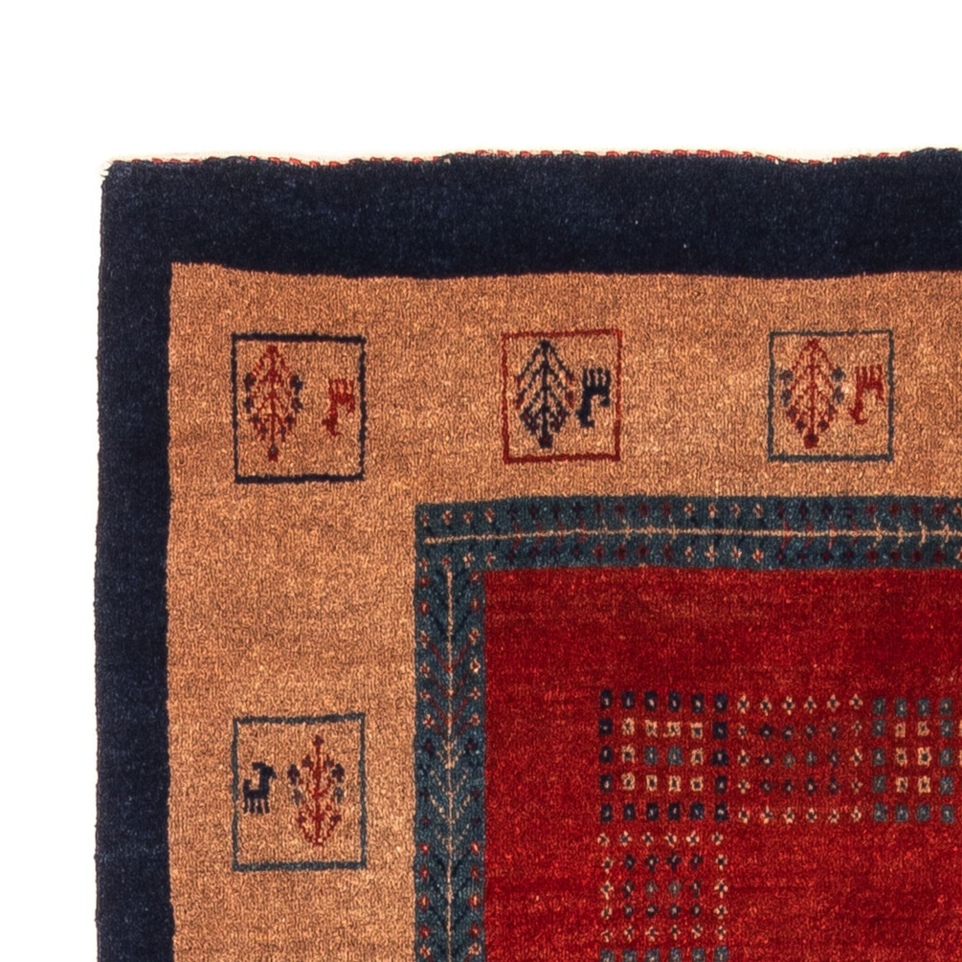 Persian Gabbeh Rug 158x109cm - Perserteppich Wollteppich