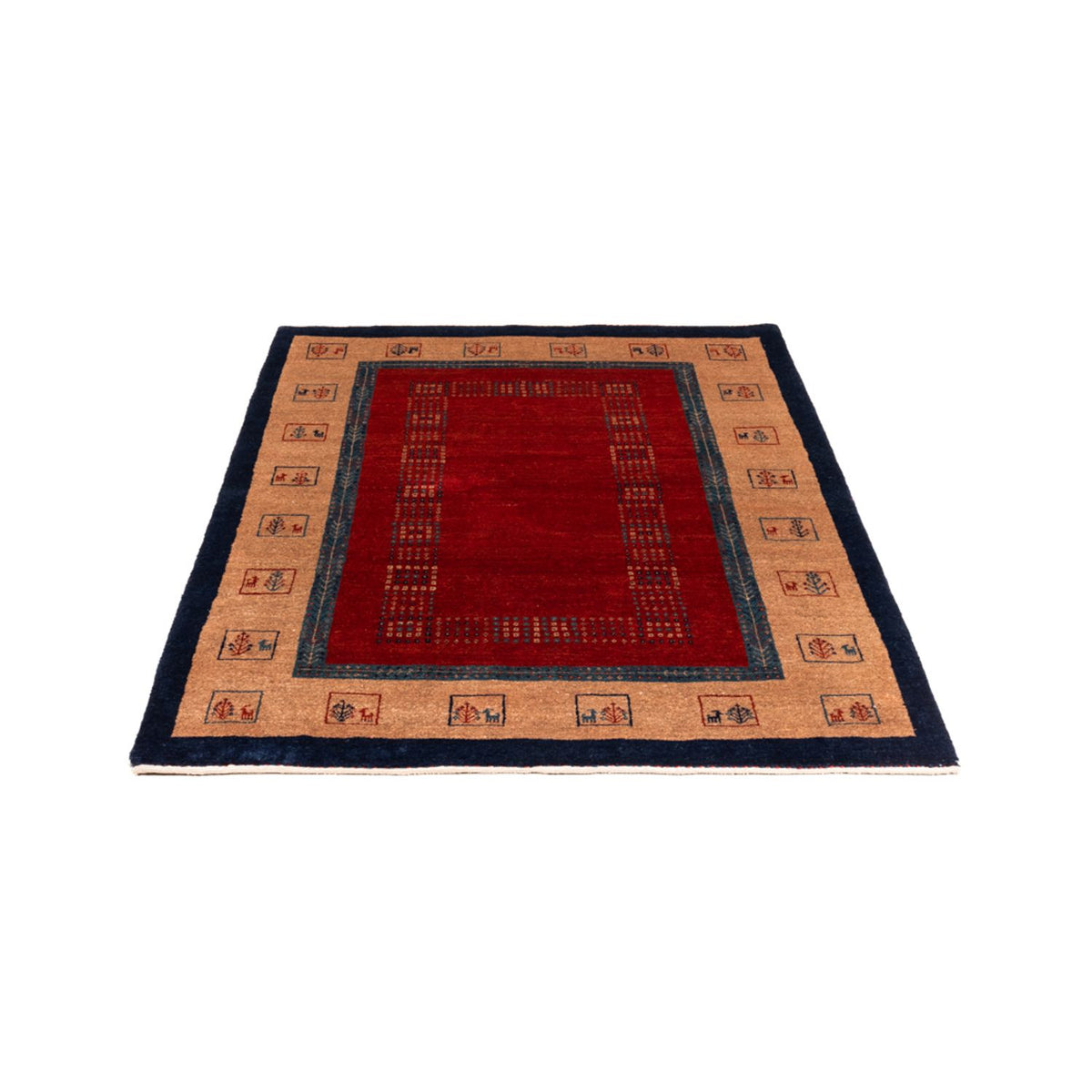 Gabbeh Rug - Perser - 158 x 109 cm - red