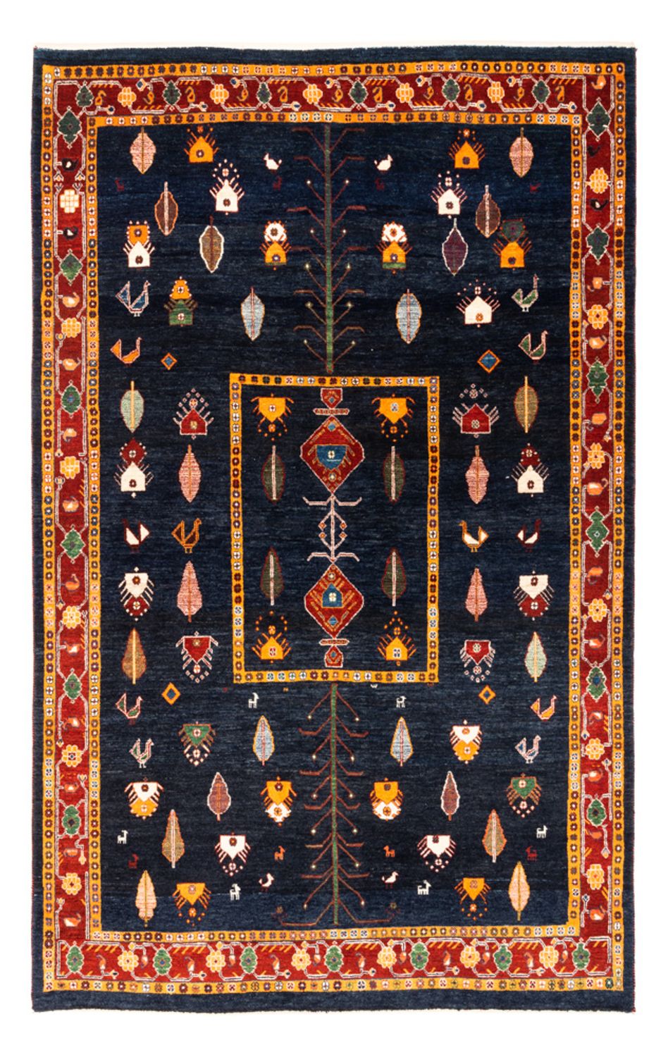 Gabbeh Rug - Perser - 235 x 150 cm - dark blue