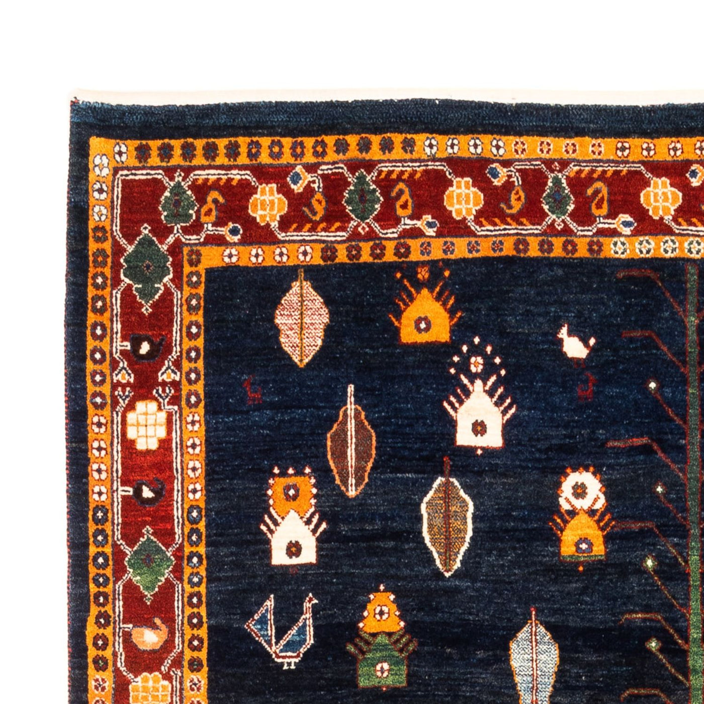 Persian Gabbeh Rug 235x150cm - Perserteppich Wollteppich