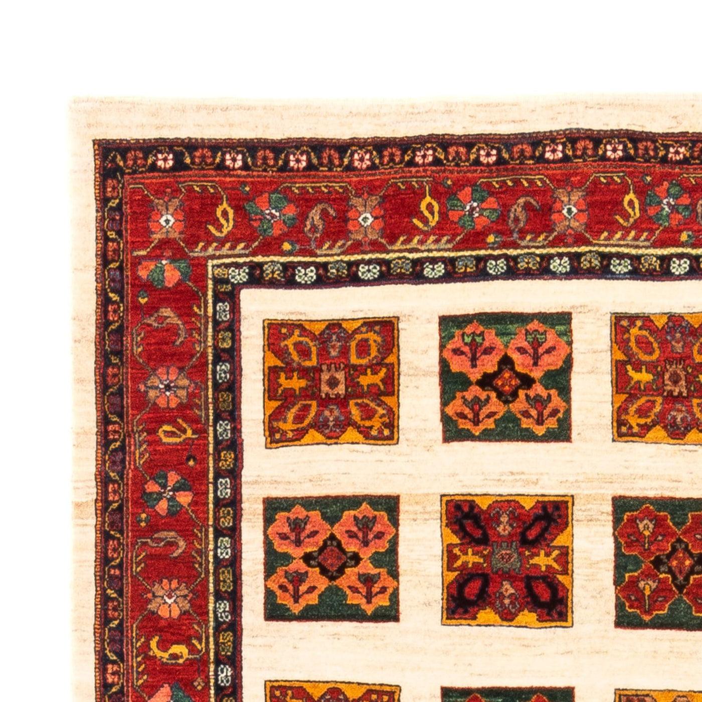 Persian Gabbeh Rug 204x157cm - Perserteppich Wollteppich